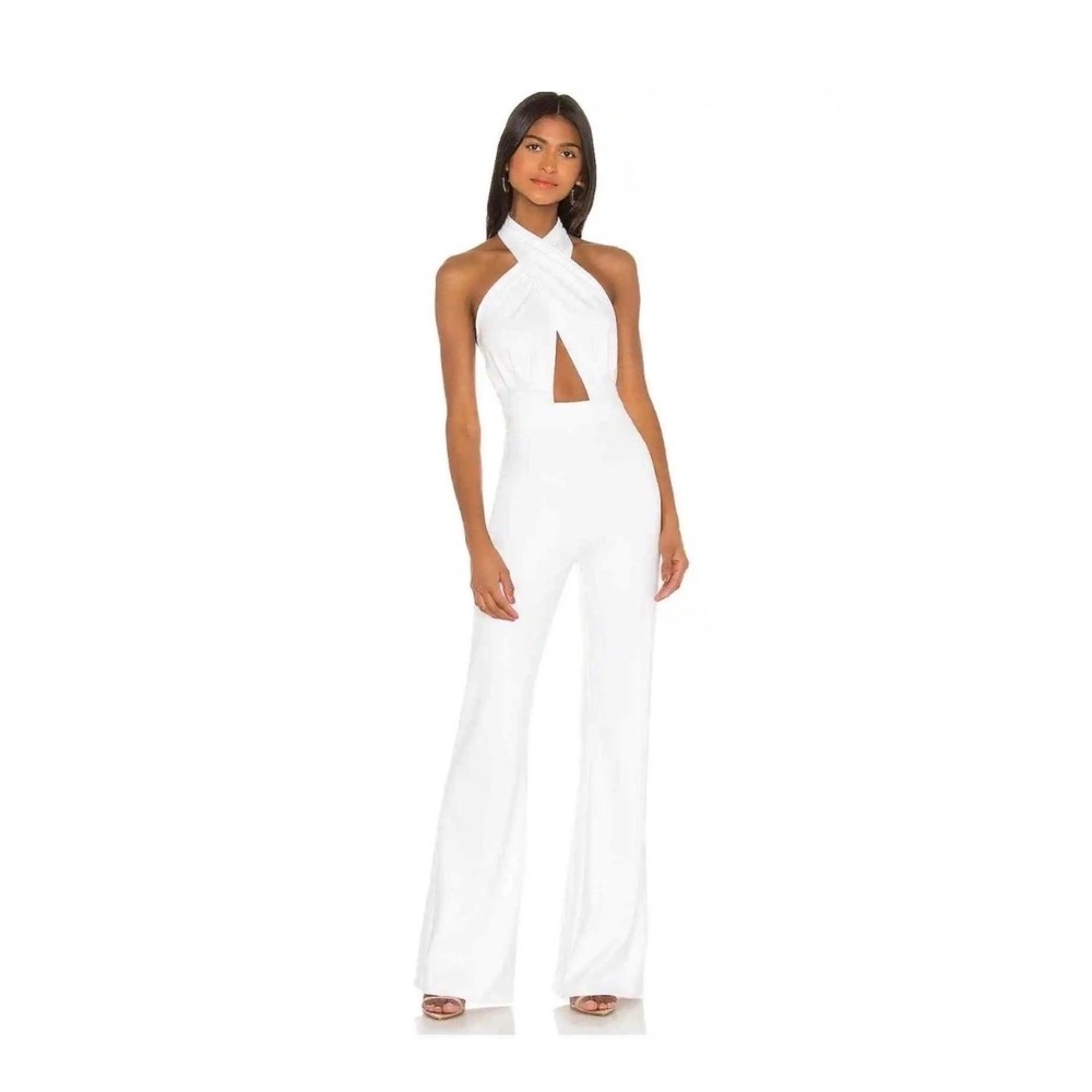 Amanda Uprichard X REVOLVE Zahara Jumps in Optic White Size Large READ